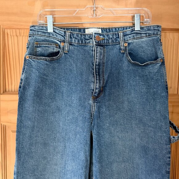 Universal Thread High-waisted Wide Leg Carpenter Work Jeans 14/32R - Picture 2 of 14